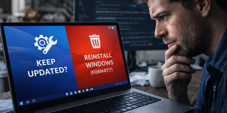 Cuándo conviene formatear una PC (y cuándo no)