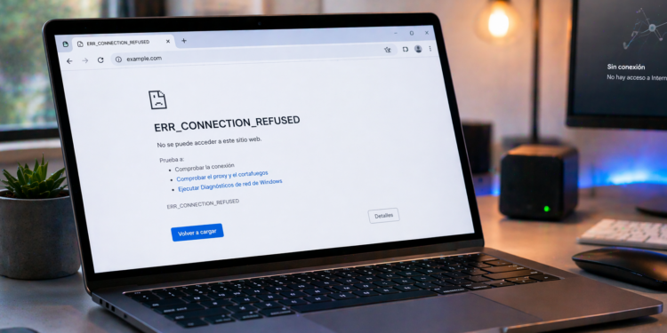 ERR_CONNECTION_REFUSED: cómo resolver el error de conexión rechazada