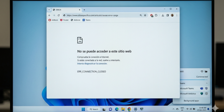 Página específica no carga: cómo encontrar la causa cuando el resto funciona
