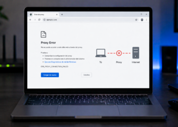 Error de proxy en el navegador: qué lo causa y cómo corregirlo